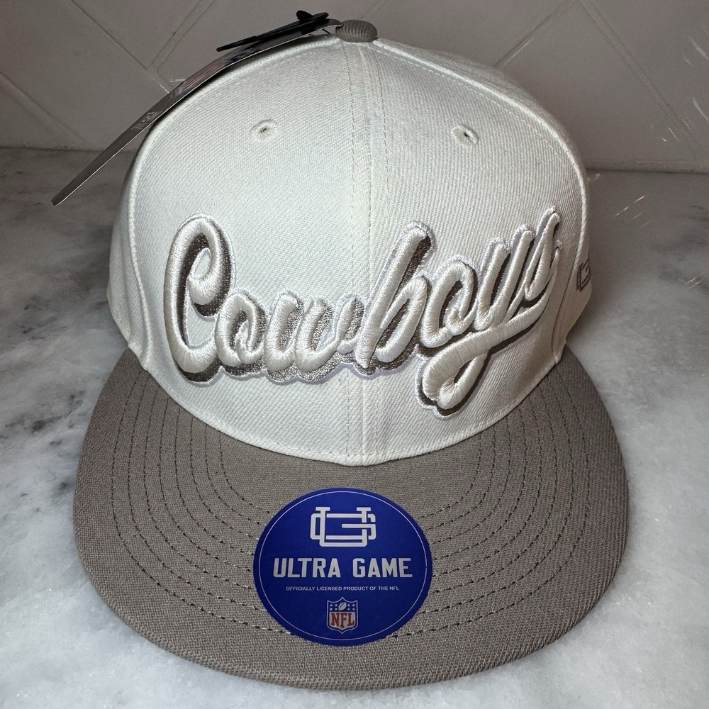 Dallas Cowboys Snapback Hat Ultra Game NFL Cream Gray OSFM New
